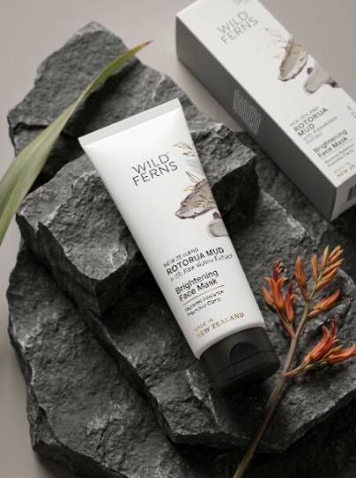 Wild Ferns Rotorua Mud Brightening Face Mask 100ml